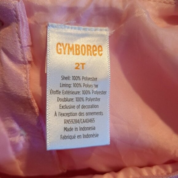 Gymboree girls size 2T pink & white shimmery party dress, EUC - Picture 5 of 5